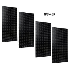 Triton Products 24inch x 48inch Black Tempered Wood Pegboards 4 Pack