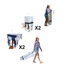 Ozark Trail White Commercial Instant 10' x 10' Straight Leg Instant Canopy with Sidewalls