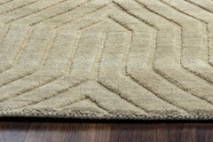 Gatney Rugs Fossumtown Area Rug TC8580 Tan Geometric Angled 3' x 5' Rectangle