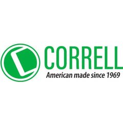 Correll 18"W x 60"D Melamine Top Folding Table in Medium Oak