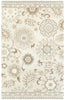 Moretti Deck Area Rug 93005 Ivory Petals Bulbs 10' x 13' Rectangle