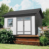 Handy Home Products Beachwood 10 ft. x 12 ft. Wood Storage Shed (with Floor)