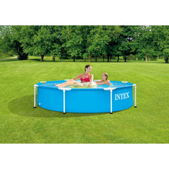Intex 28205EH 8' X 20" Rust Resistant Durable Steel Frame Swimming Pool