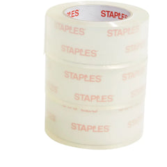 Staples Moving & Storage Packing Tape 1.88" x 54.6 Yds Clear 36/Rolls 52219